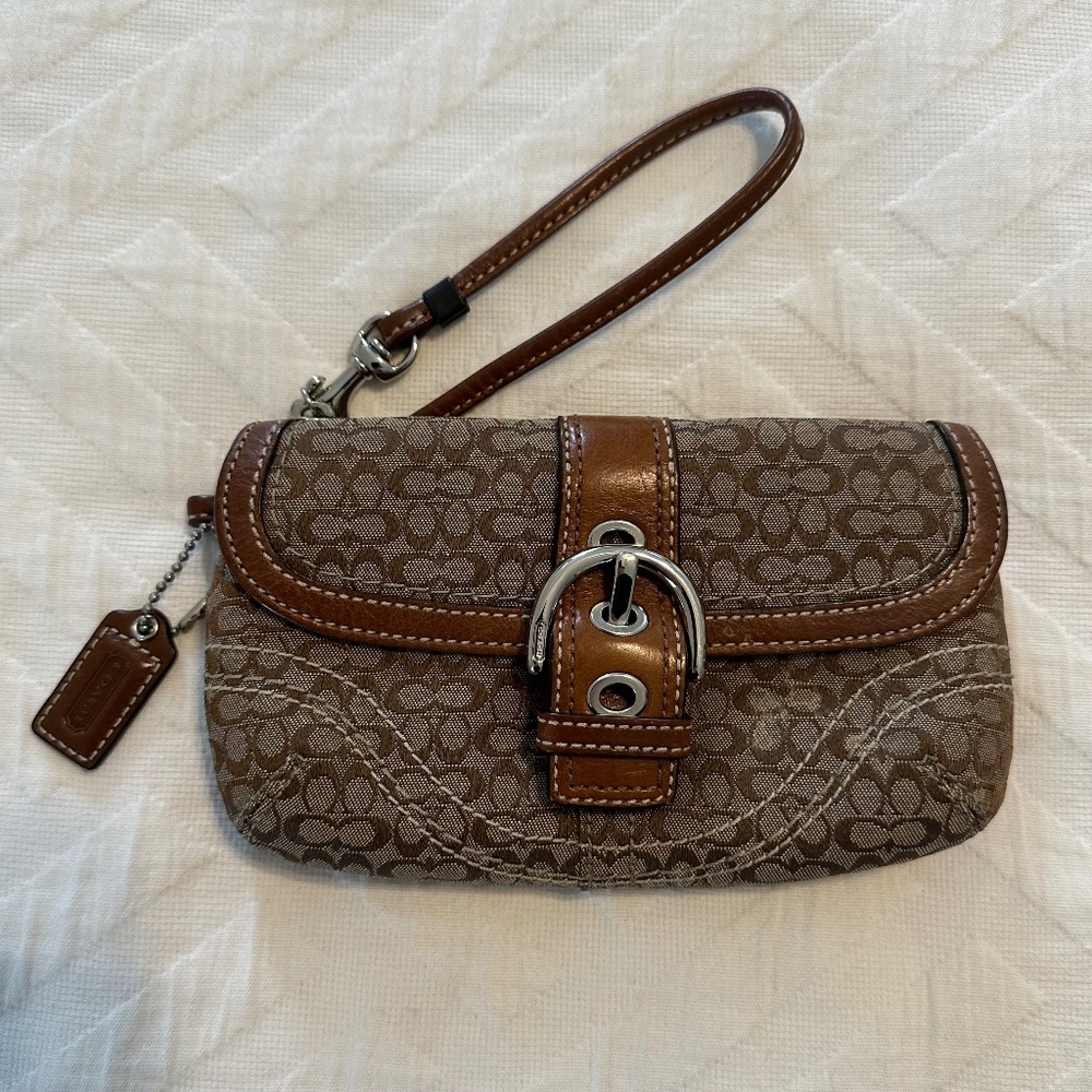 JACQUARD COACH WRISTLET
